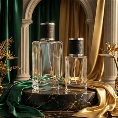 Lítil ilmvatnsflaska tóm